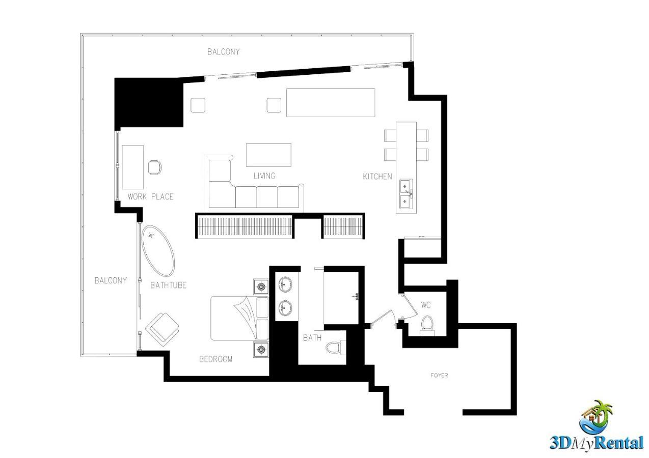 אפרטהוטל לאס וגאס Vegas Palms High 52Nd Fl. 1Bdr Corner Penthouse 1220Sqft מראה חיצוני תמונה